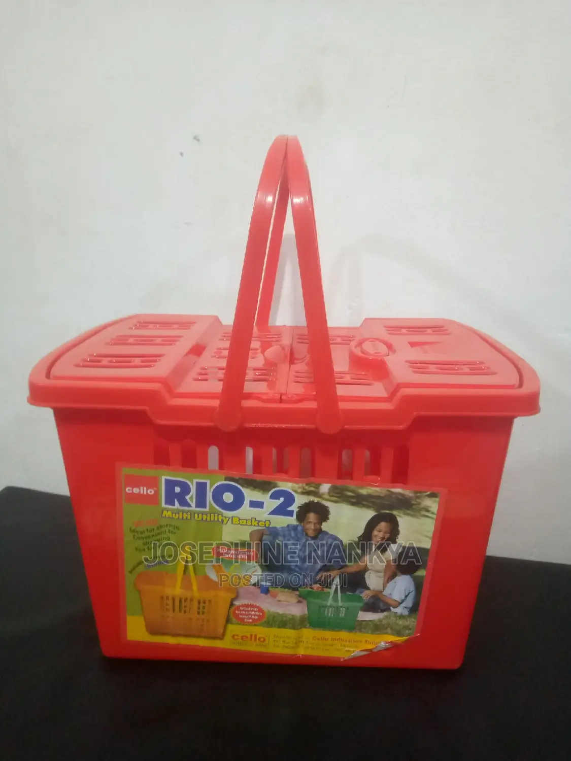 Cello Rio_2 Food Basket Red Colour