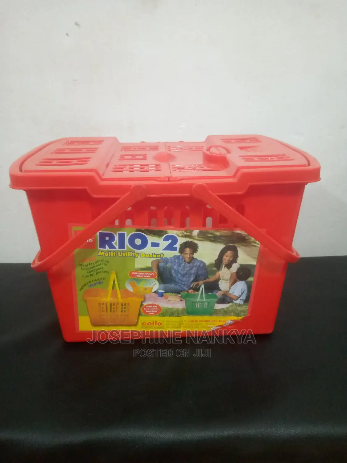 Cello Rio_2 Food Basket Red Colour