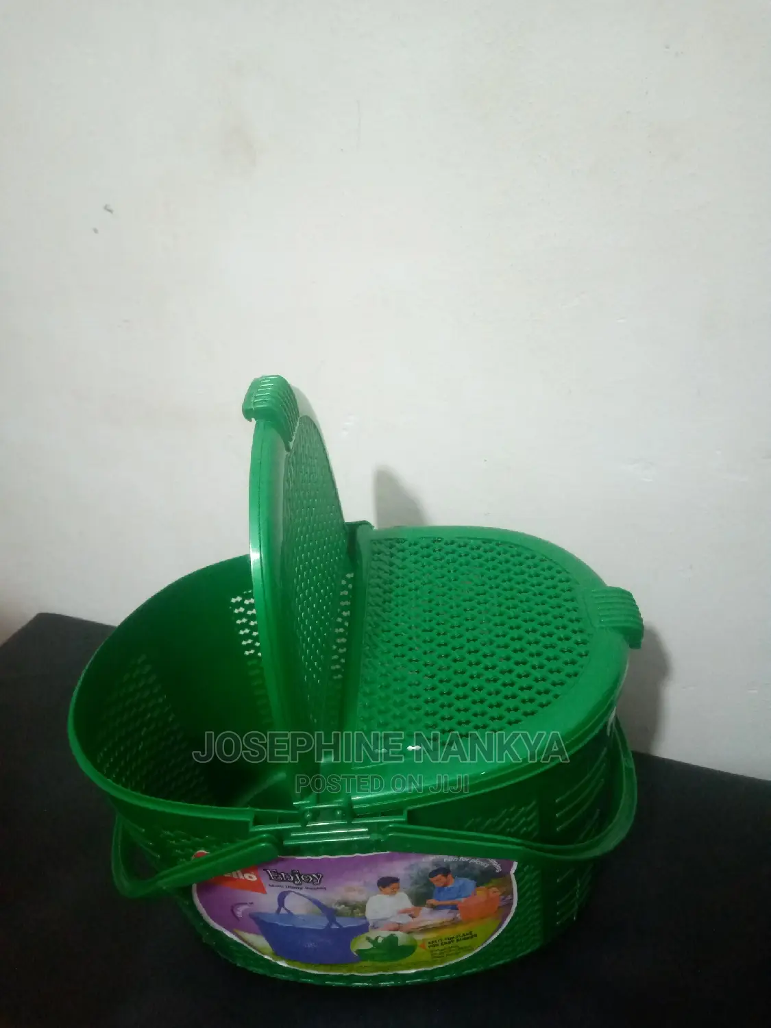 Cello Food Basket (Enjoy)Green