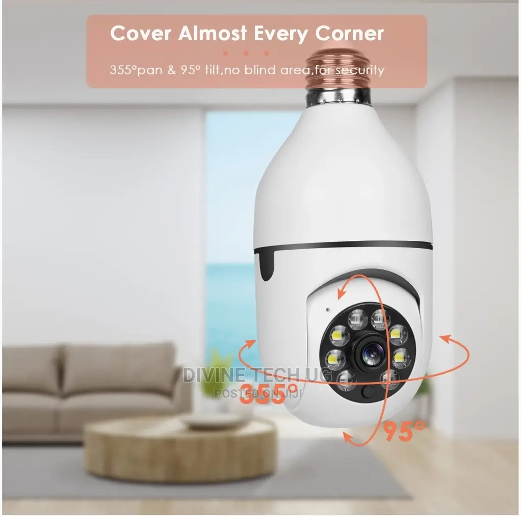 360 PTZ Bulb Smart Wireless Camera