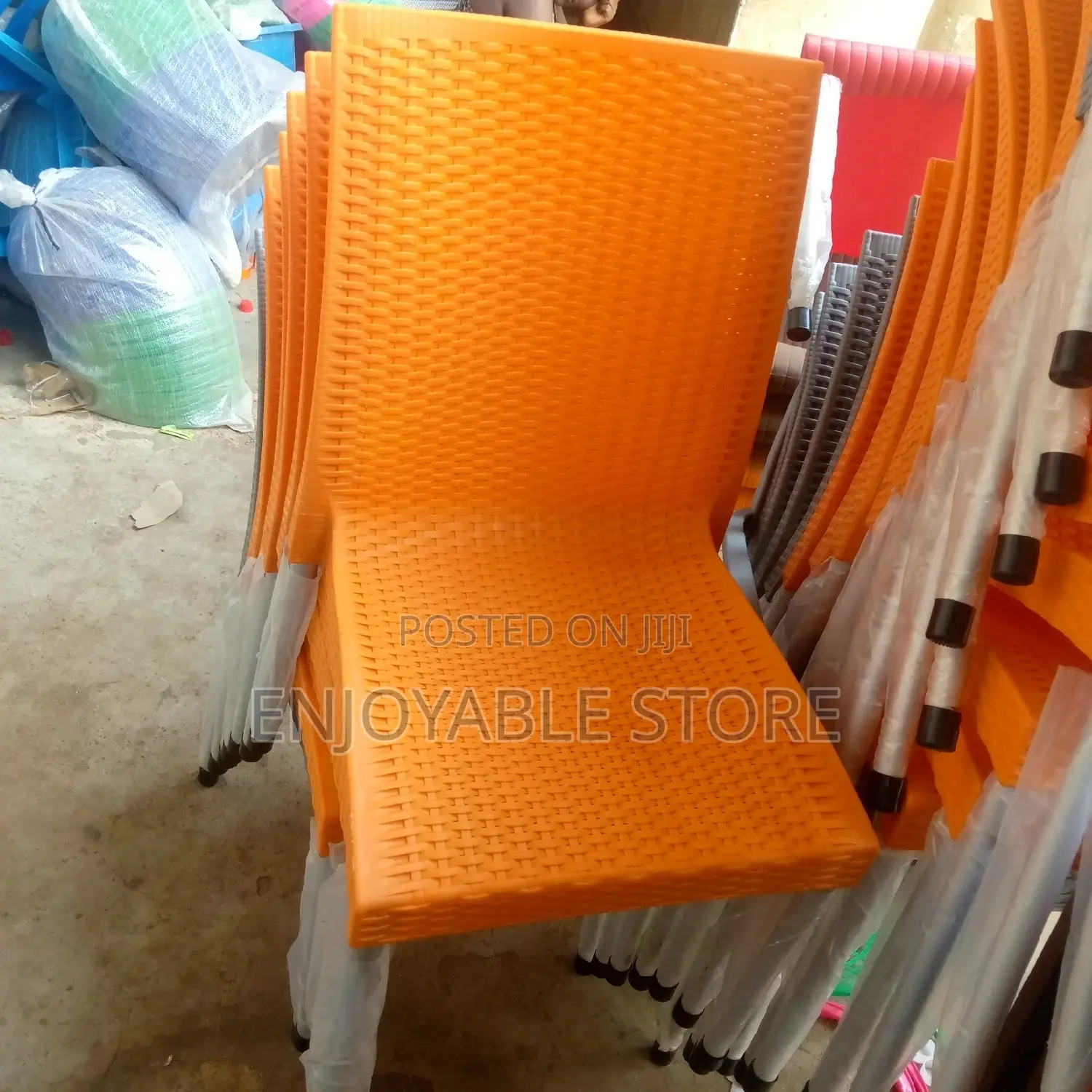 Plastic Strong Armless Chair