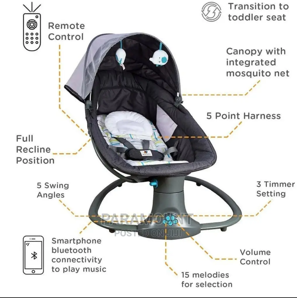 Mastella Multifunctional 3in1 Bassinet With Remote