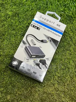 Usb-C to Hdtv Vga+Usb+Pd Adapter
