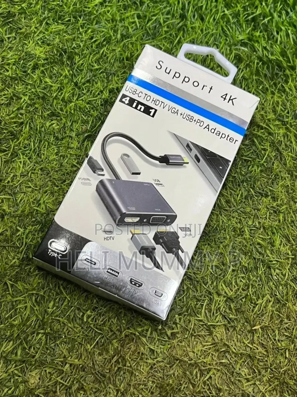 Usb-C to Hdtv Vga+Usb+Pd Adapter