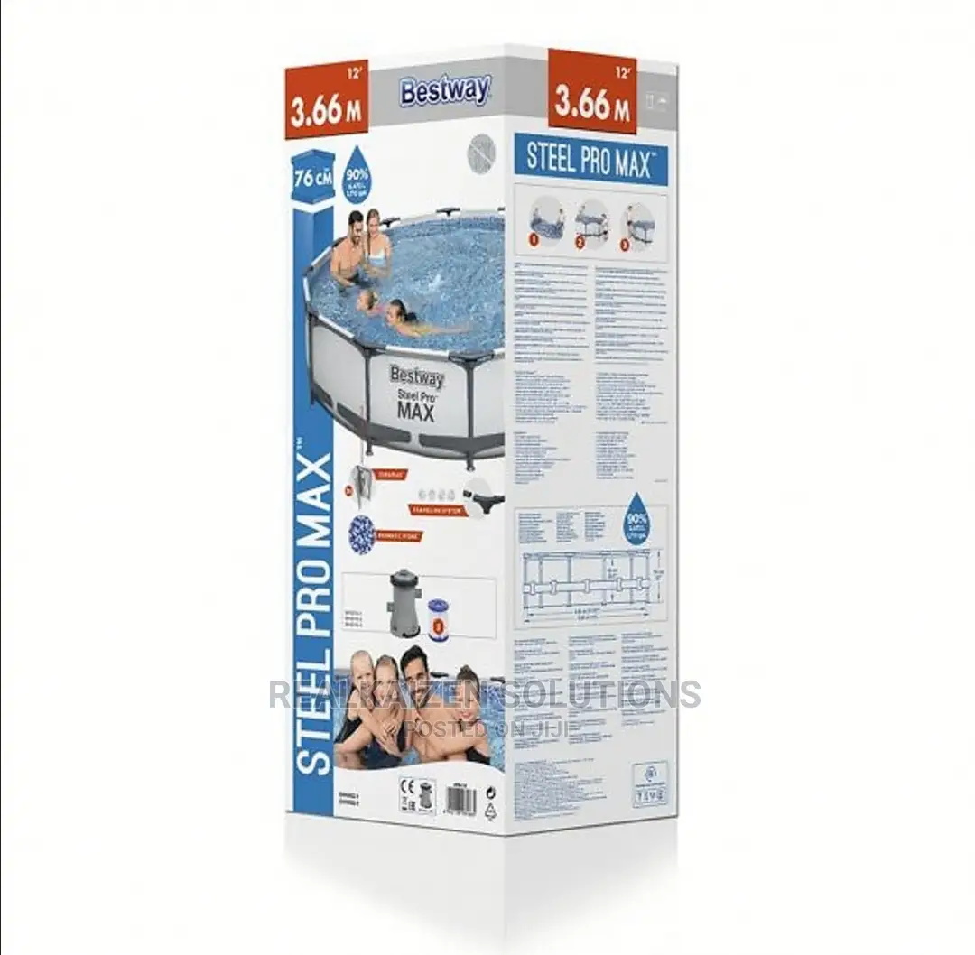 BESTWAY Steel Pro Max Round Pool Set 3.66mx76cm