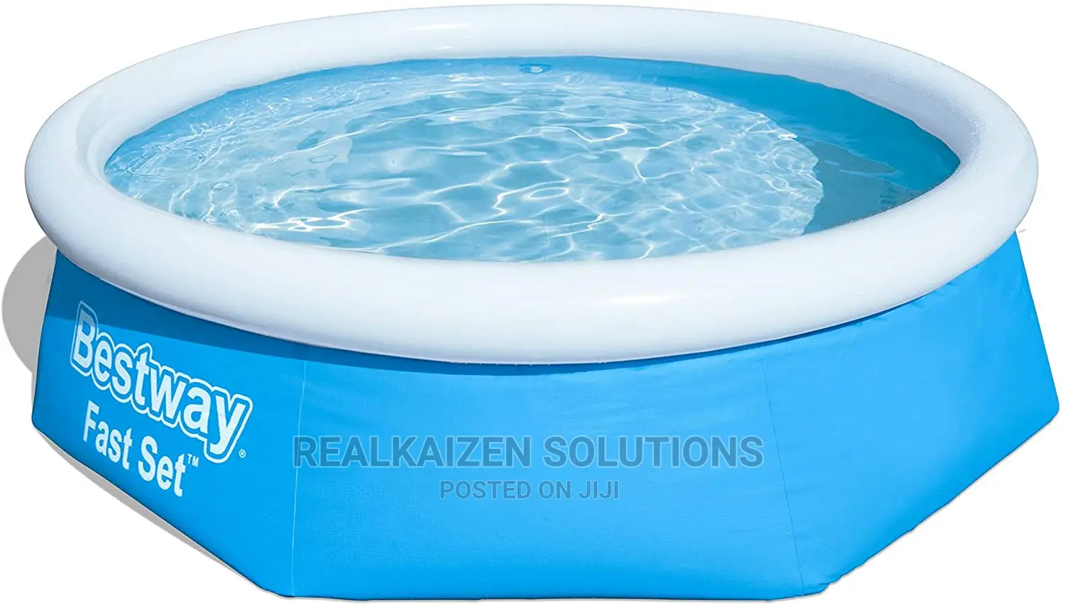 BESTWAY Fast Set Round Inflatable Swimming Pool 2.44mx66cm