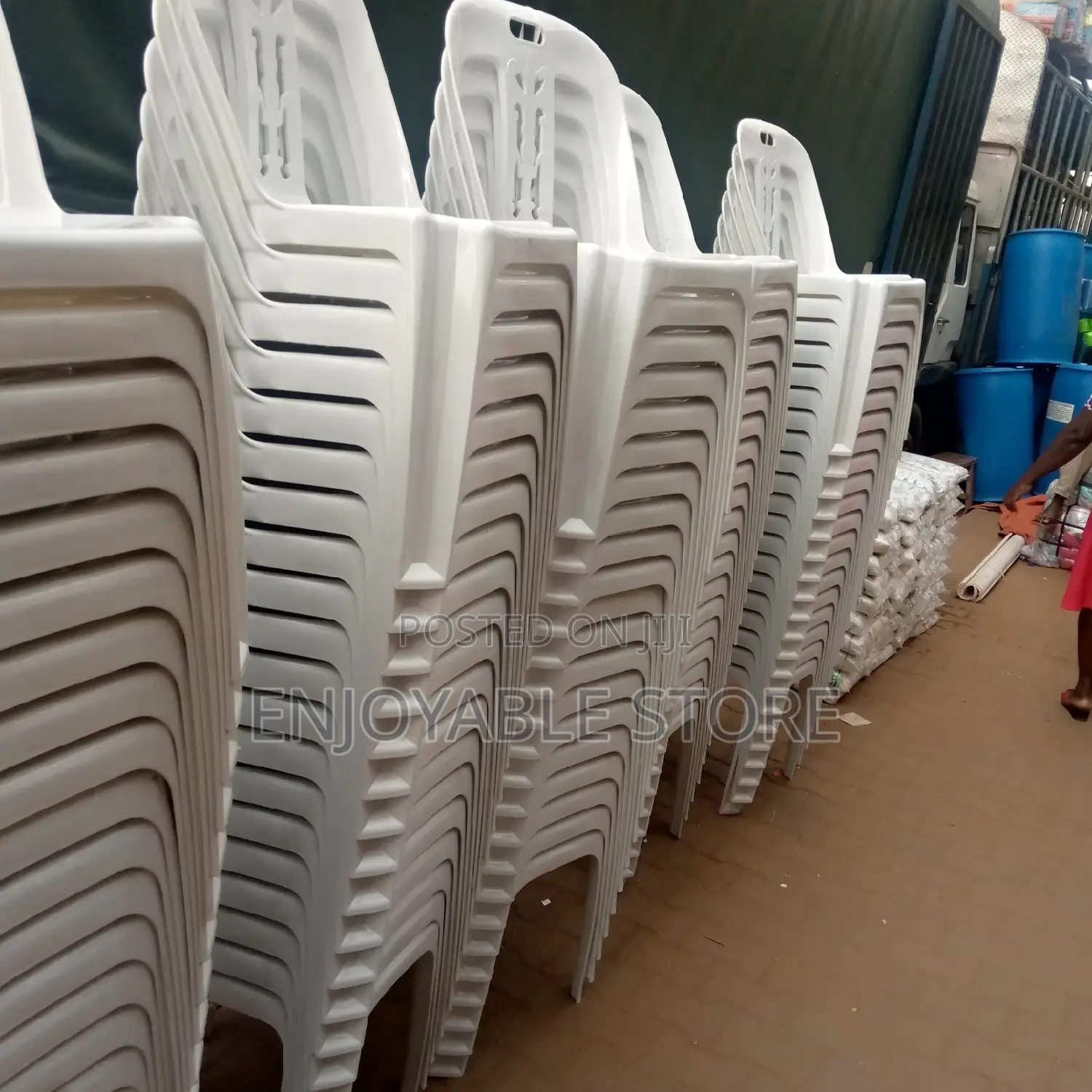 Plastic Strong Armless Chairs