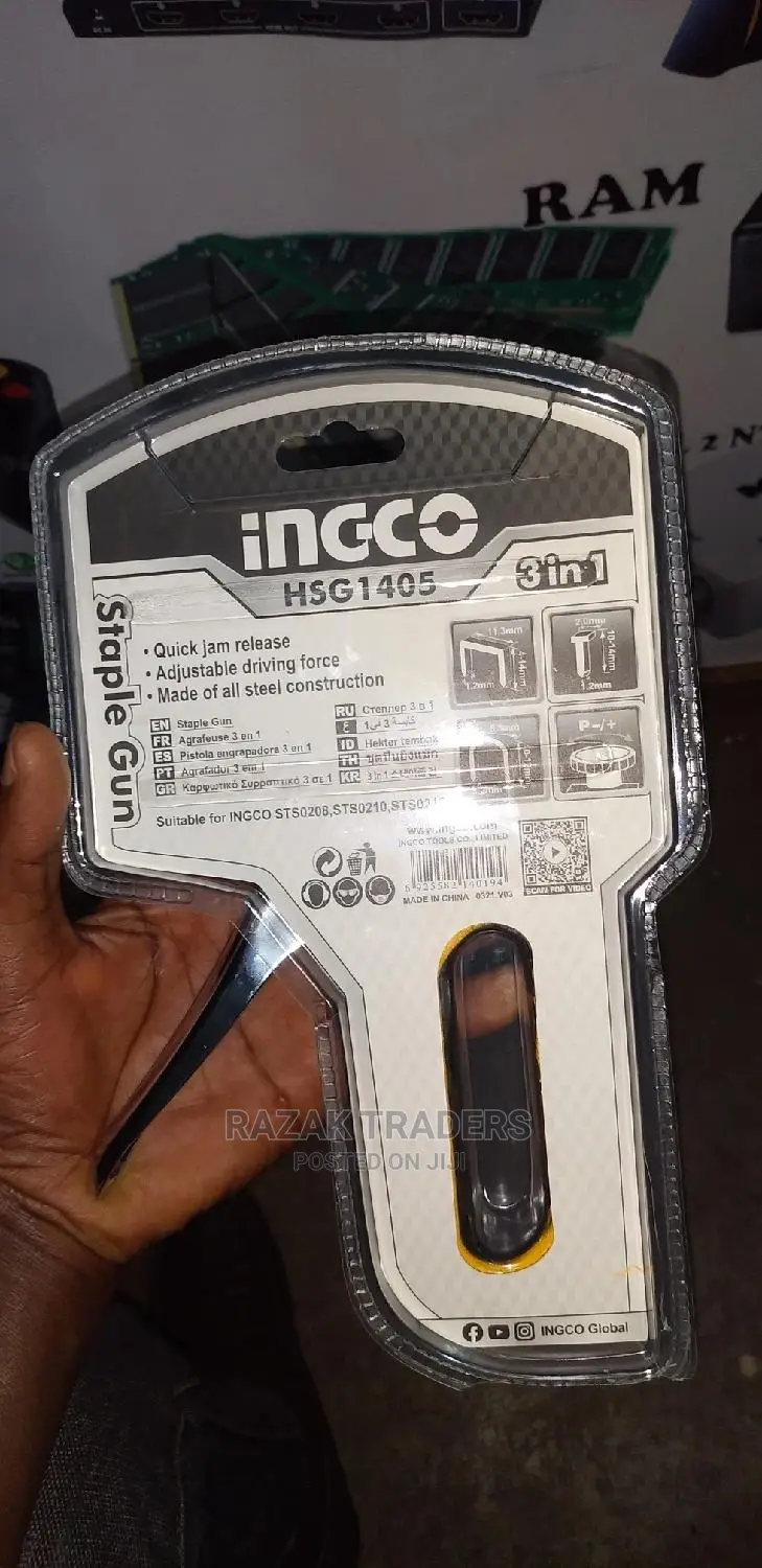 Ingco 3 in 1 Staple Gun With Staples Inclusive