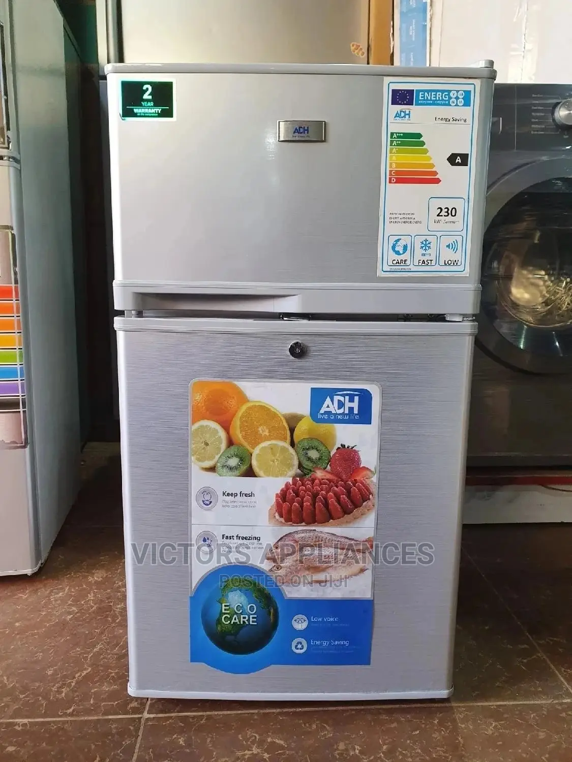 Adh 120L Double Door Refrigerator