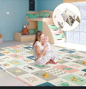 Baby Foldable Waterproof Play Mat 5*6