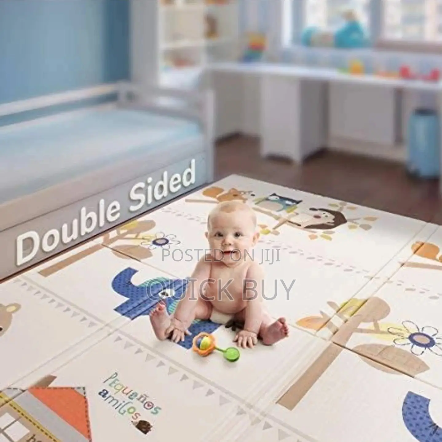 Baby Foldable Waterproof Play Mat 5*6