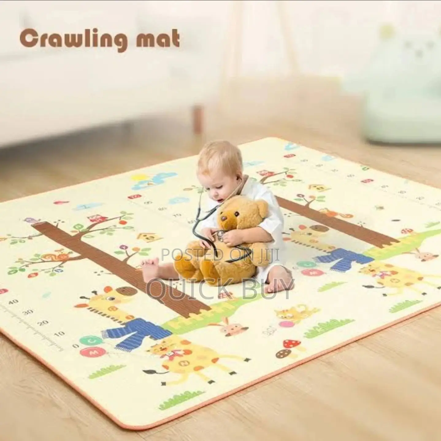 Baby Foldable Waterproof Play Mat 5*6