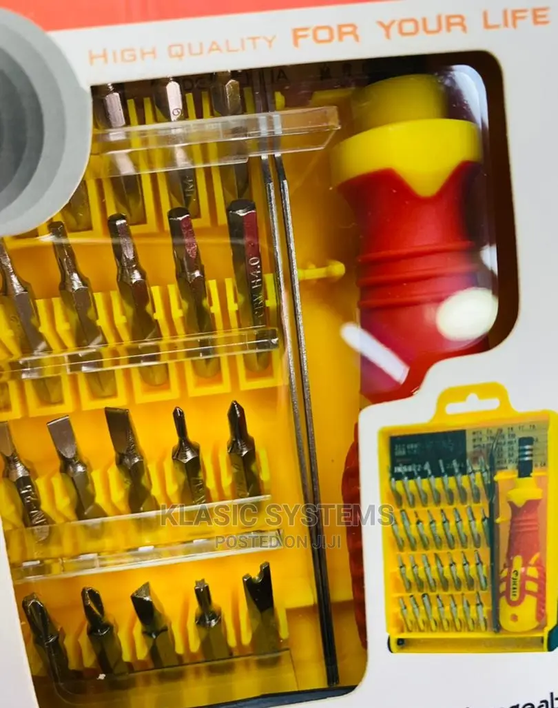 32 in 1 Repair Tool Kit With Twezzers