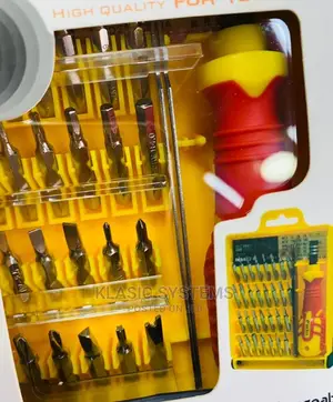 32 in 1 Repair Tool Kit With Twezzers