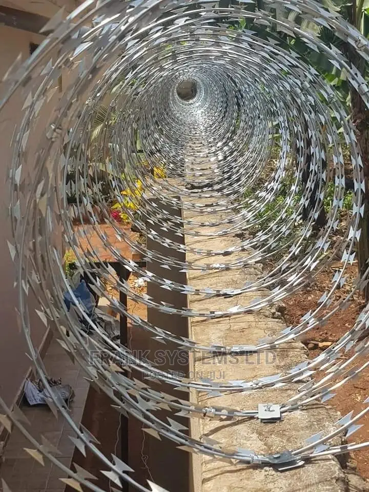 Razor Wire Fencing, 7metresgalvanised Stainless Steel.