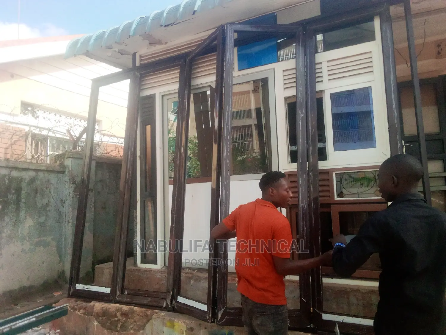 Aluminum Folding Doors for Both Commercial and Residential.