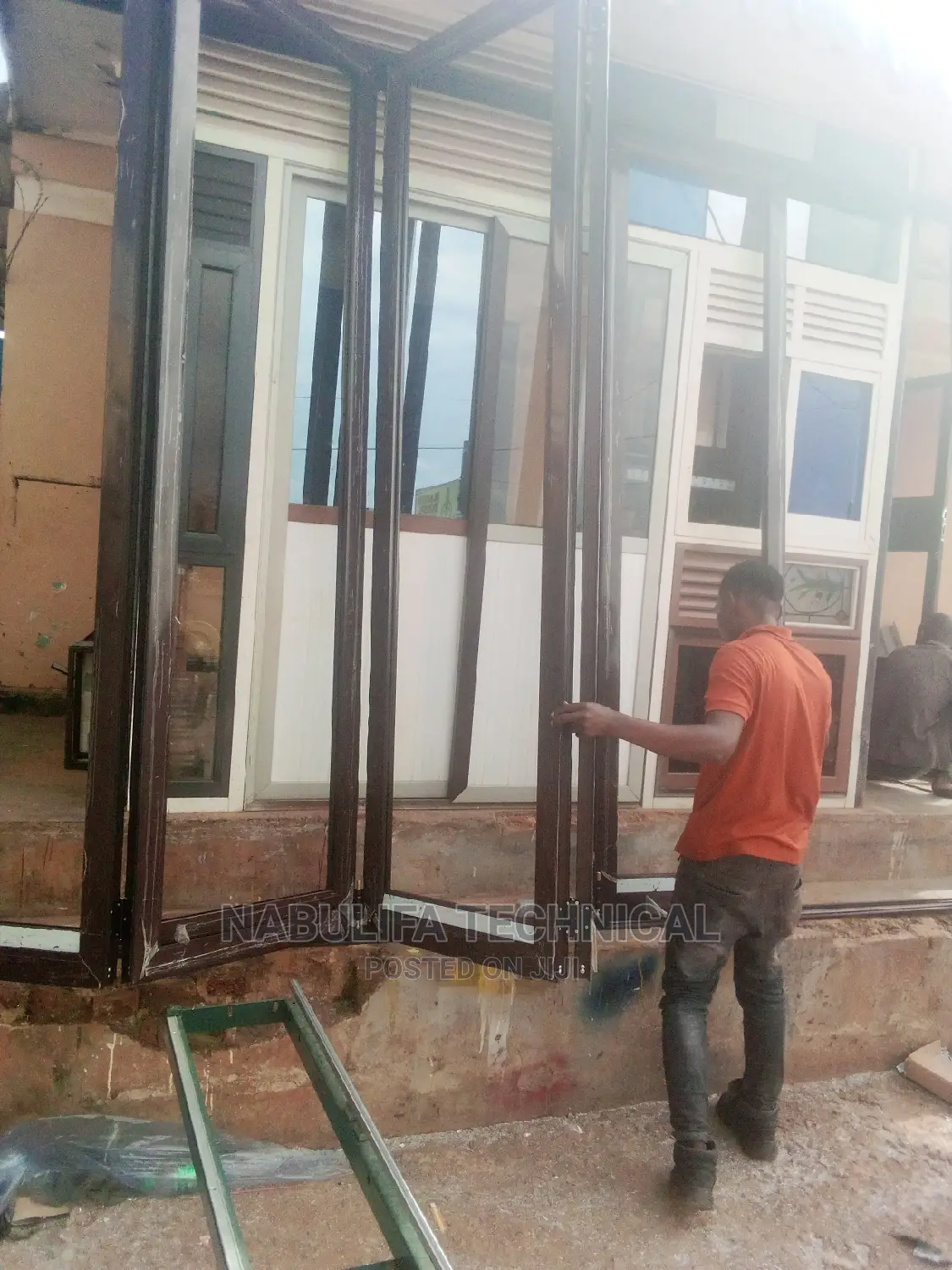 Aluminum Folding Doors for Both Commercial and Residential.