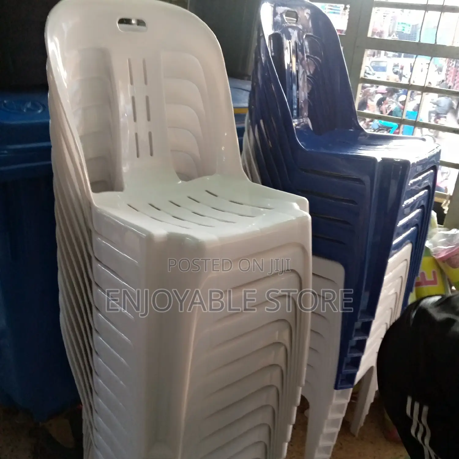 Strong Plastic Armless Chair