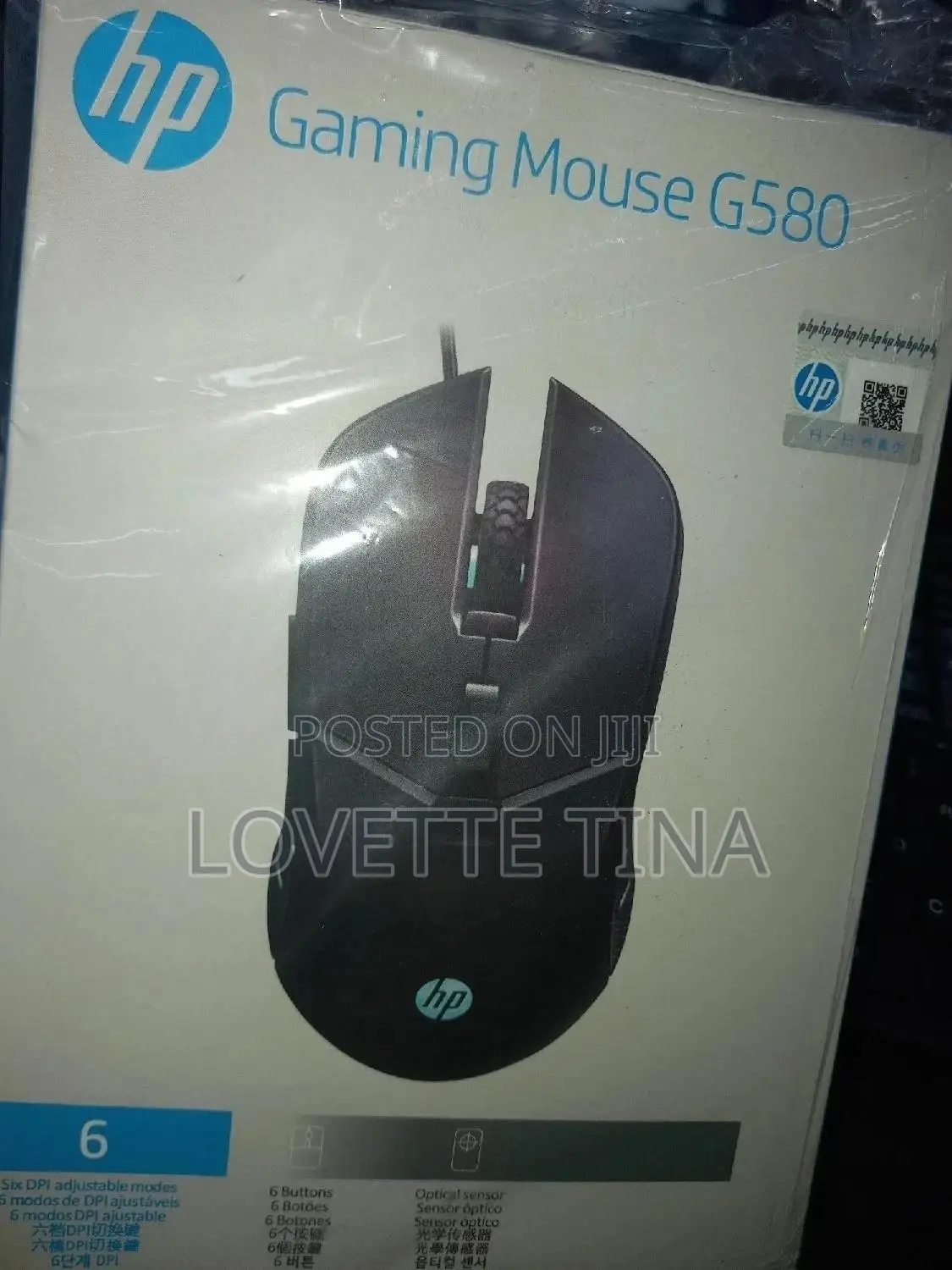 Usb Bp Gaming Mouse G580 Hp