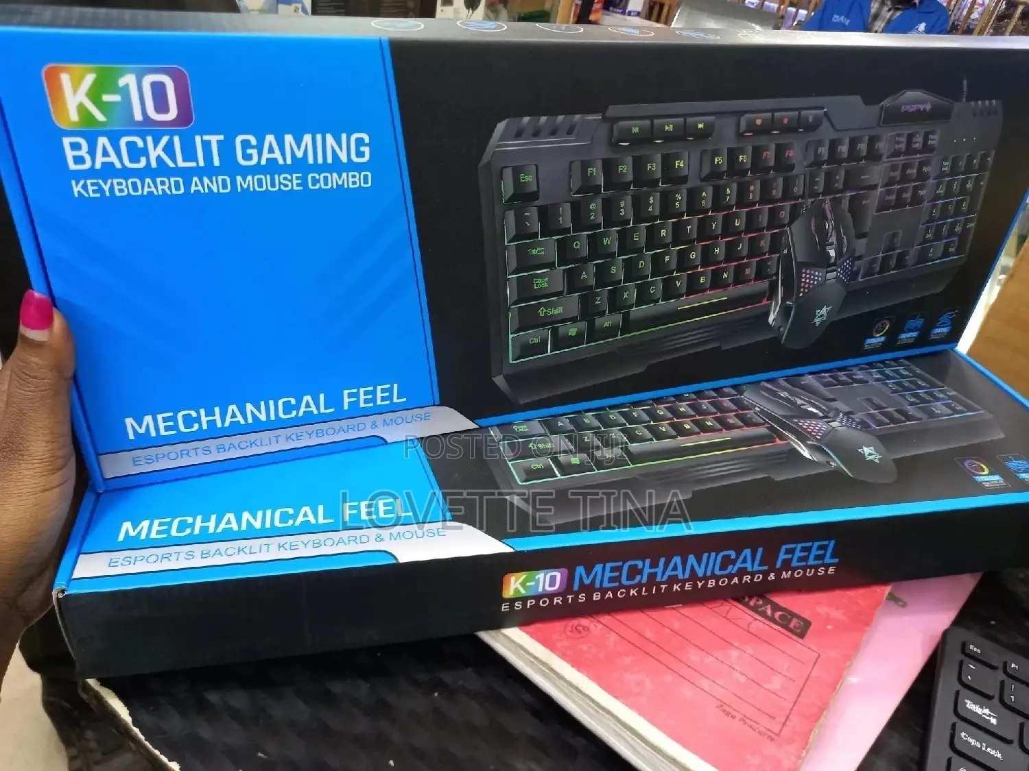 Back-lit Keyboard Gaming Mouse