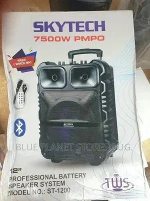 Skytech Professional Rechargeable Speaker || 7500w | ST-1200