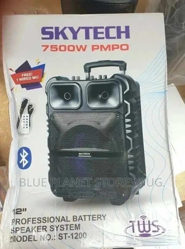 Skytech Professional Rechargeable Speaker || 7500w | ST-1200