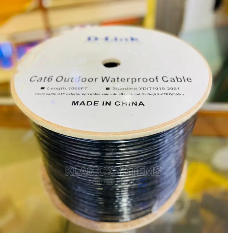 Cat6 Outdoor Waterproof Cable Available
