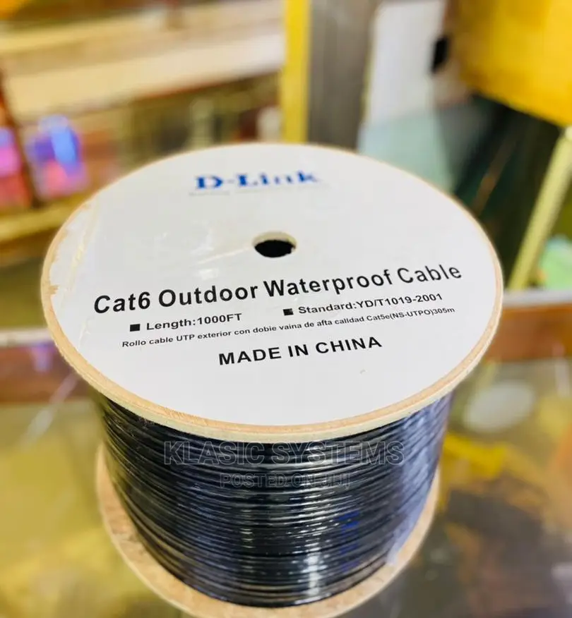 Cat6 Outdoor Waterproof Cable Available at Klasic Systems
