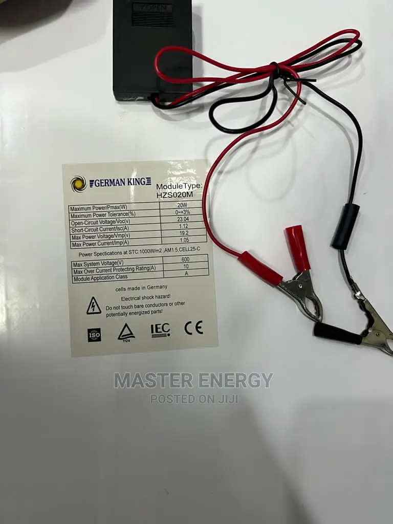 20w German King Mono Solar Panel
