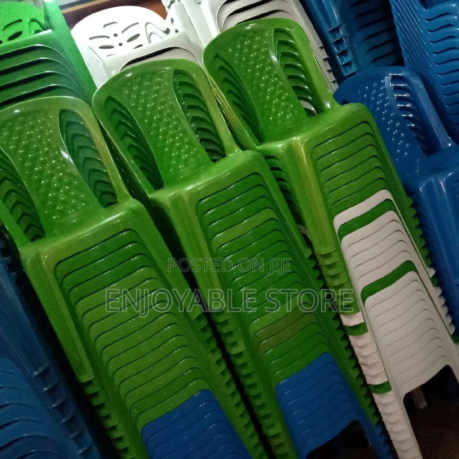 Strong Plastic Armless Chairs