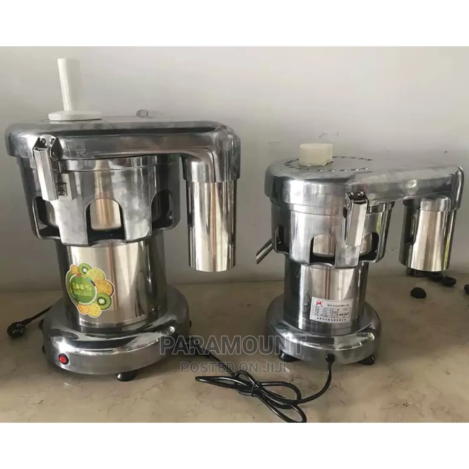 Commercial All Fruits Juice Extractor (80-100 Kg/Hr