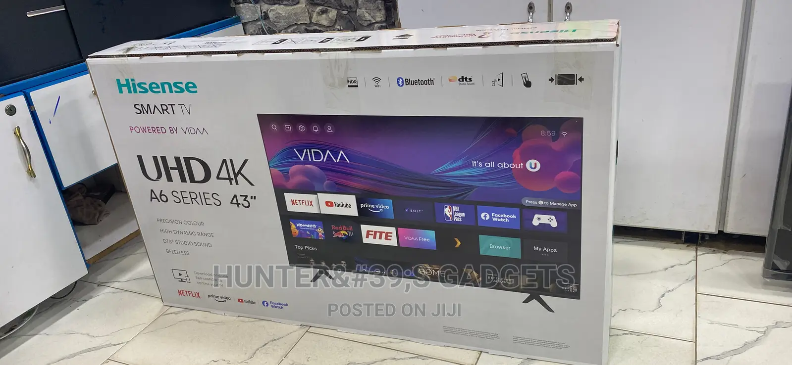 Hisense 43inch Ultra Uhd 4k Smart Frameless A6 Series