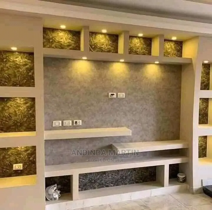 Gypsum Ceiling and Tv Unit
