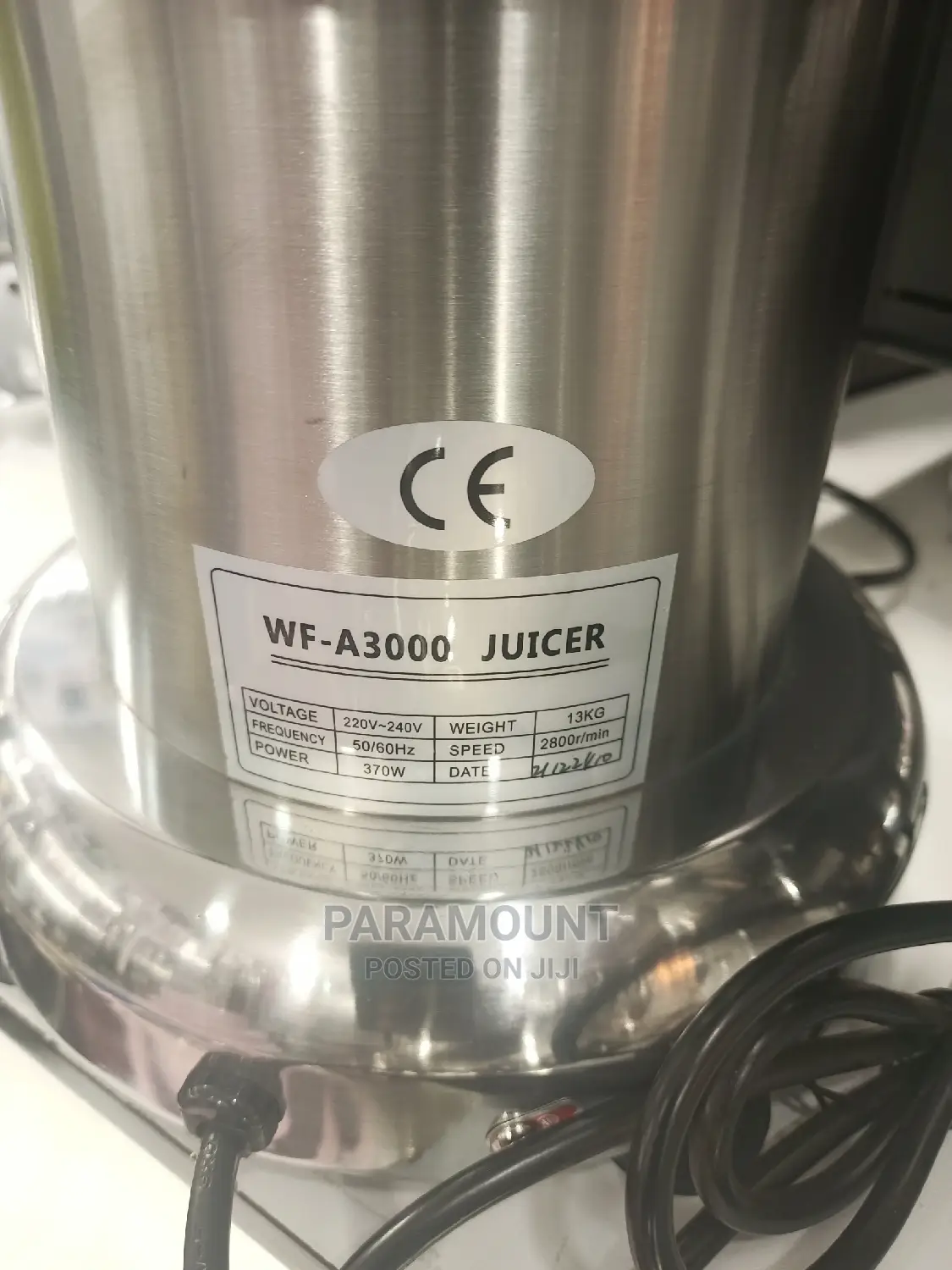 Commercial All Fruits Juice Extractor (80-100 Kg/Hr