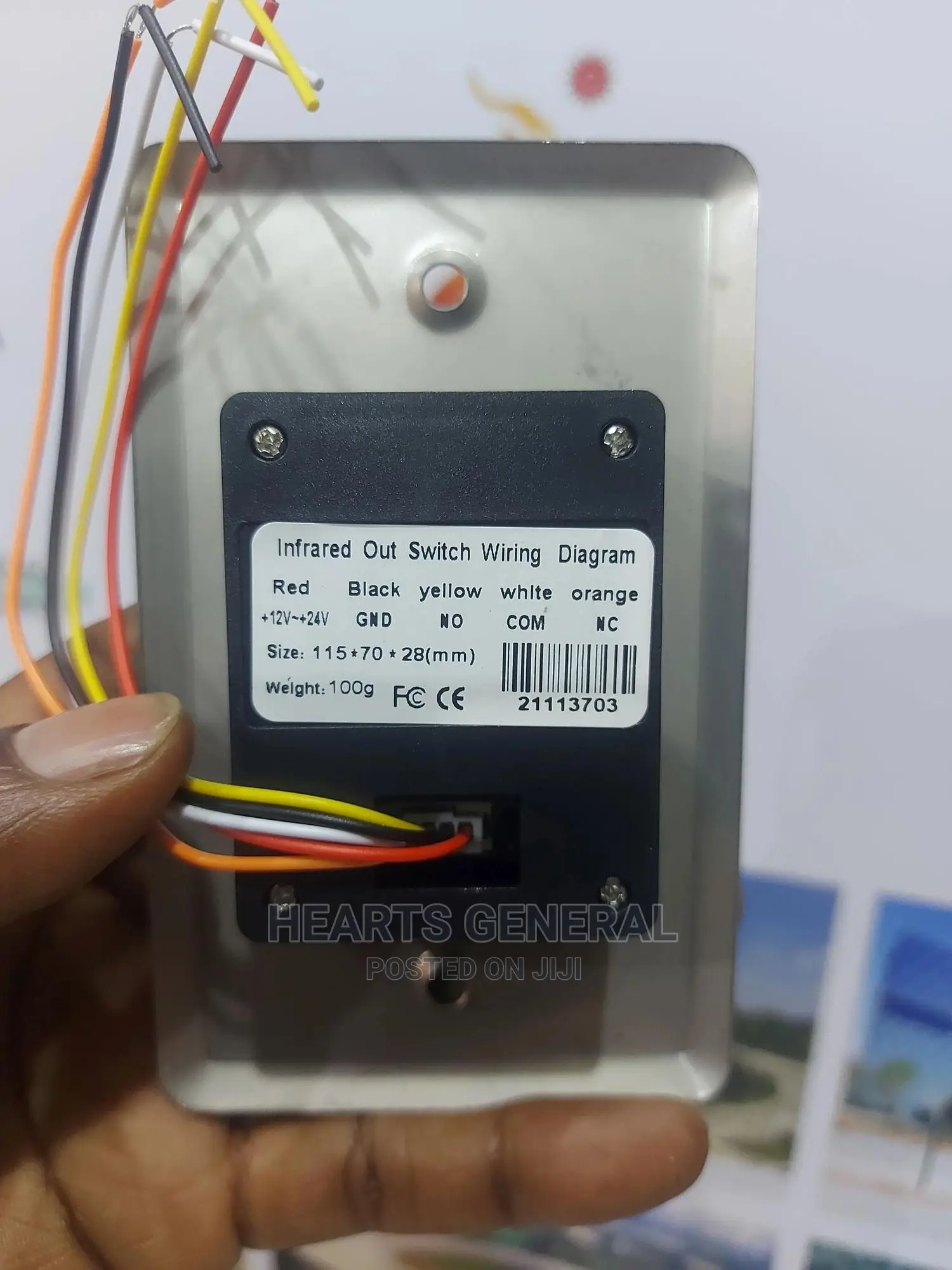 No Touch Exit Button ( Door Exit Switch)