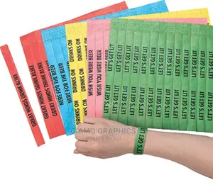 Events Wrist Band Tickets (Customized)