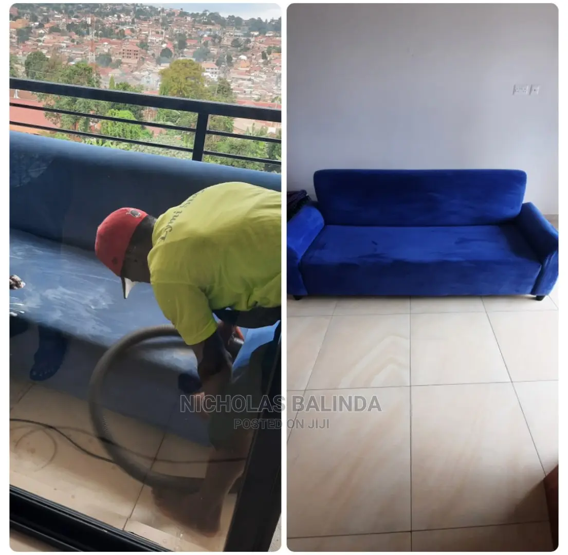 Trust Worthy Sofa Cleaning in Progress