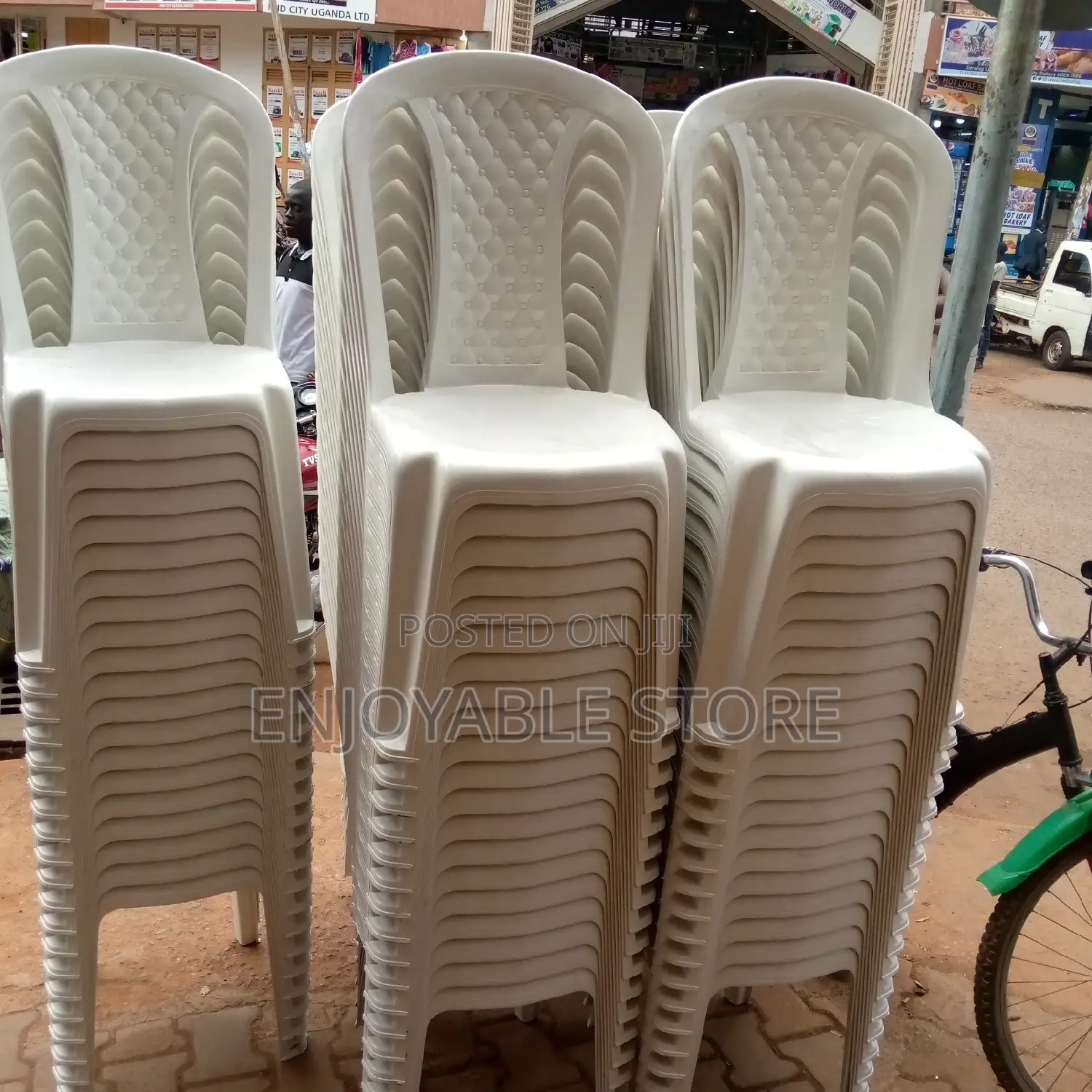 Strong Plastic Armless Chairs
