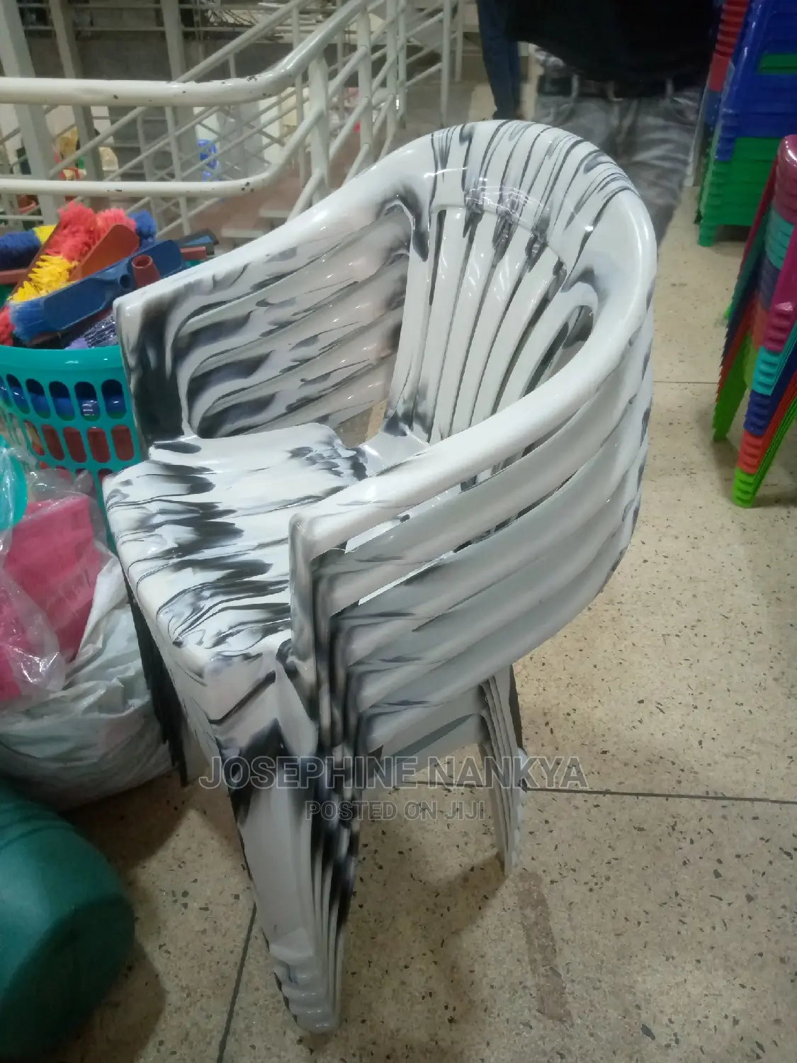 Nile Multicoloured Plastic Chair,