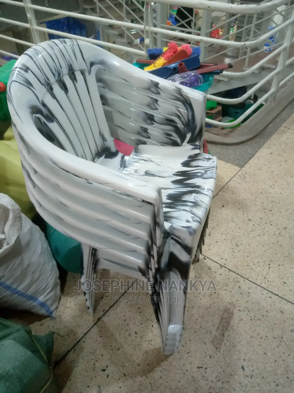Nile Multicoloured Plastic Chair,