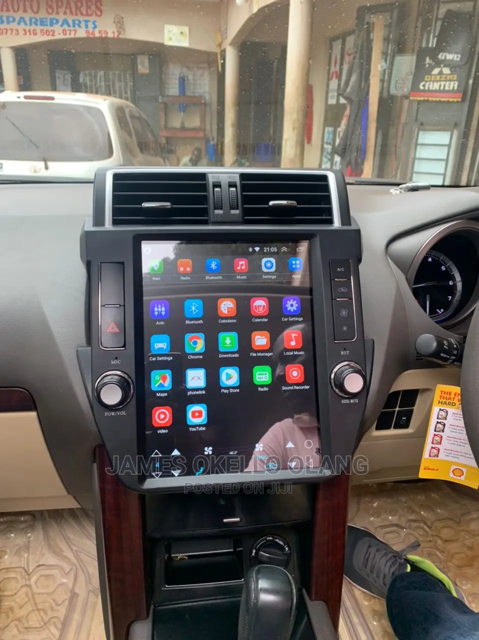 Fj150 Tesla Car Radio for Landcruiser.