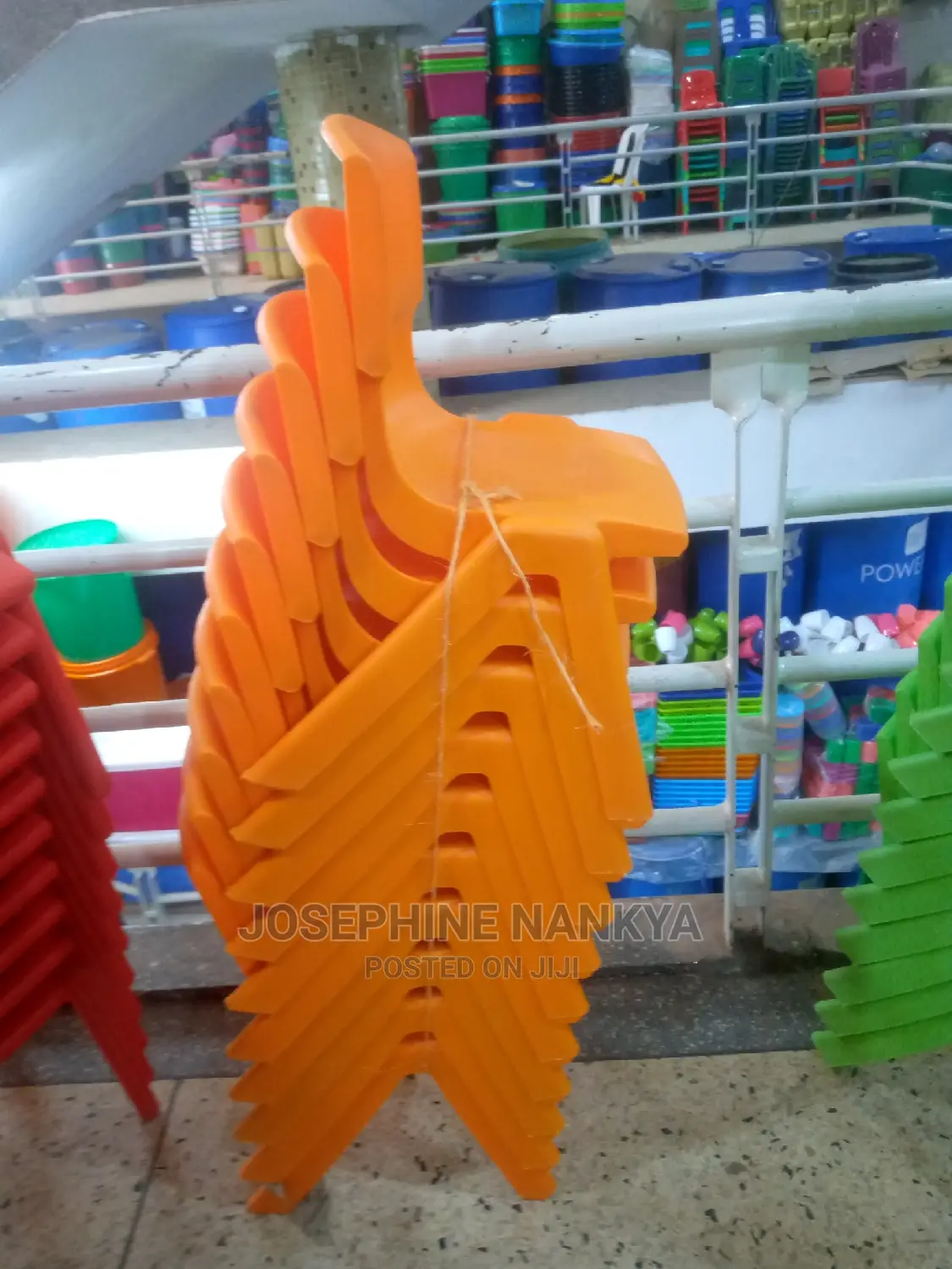 Baby Chair, Orange Colour