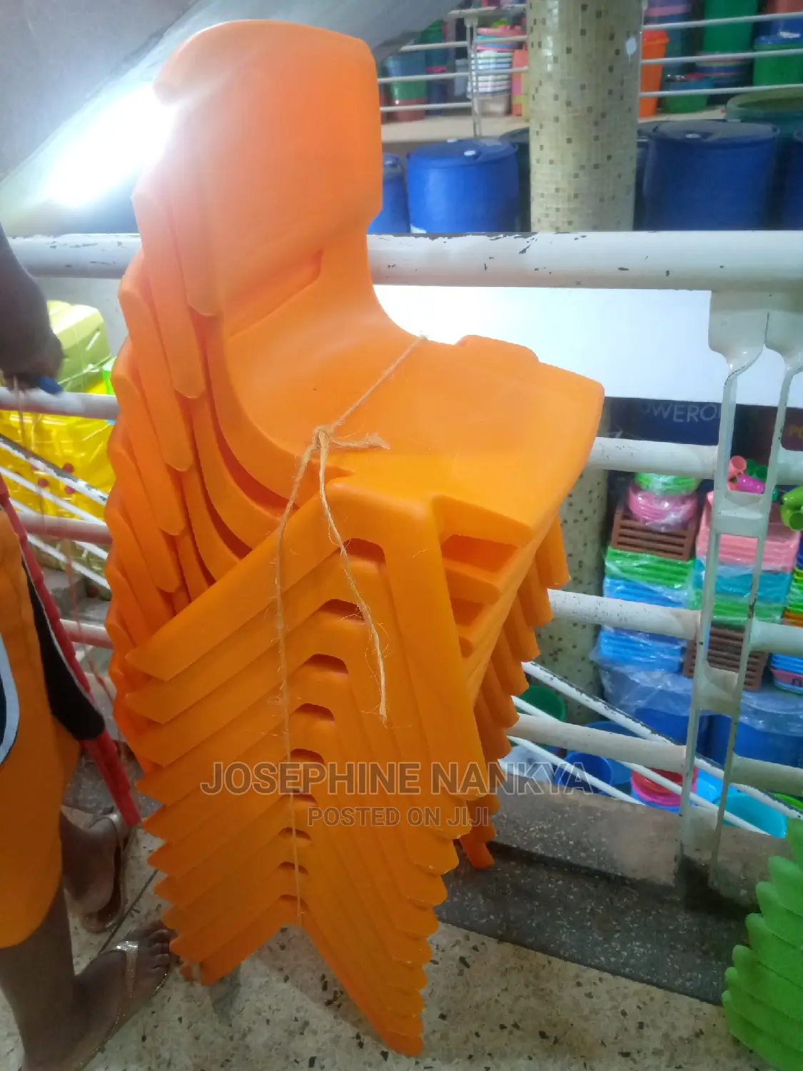 Baby Chair, Orange Colour
