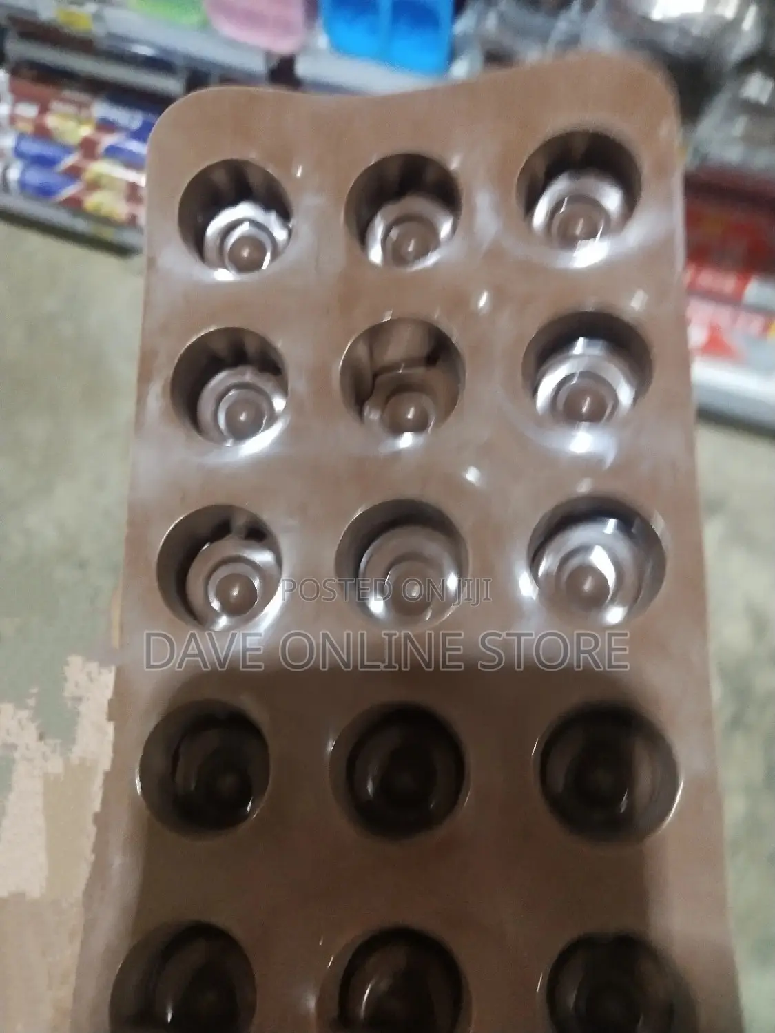 Chocolate Rubber Icecube Trays