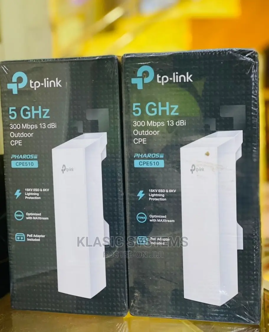 Tp-Link
5ghz
300mbps 13dbi Outdoor CPE