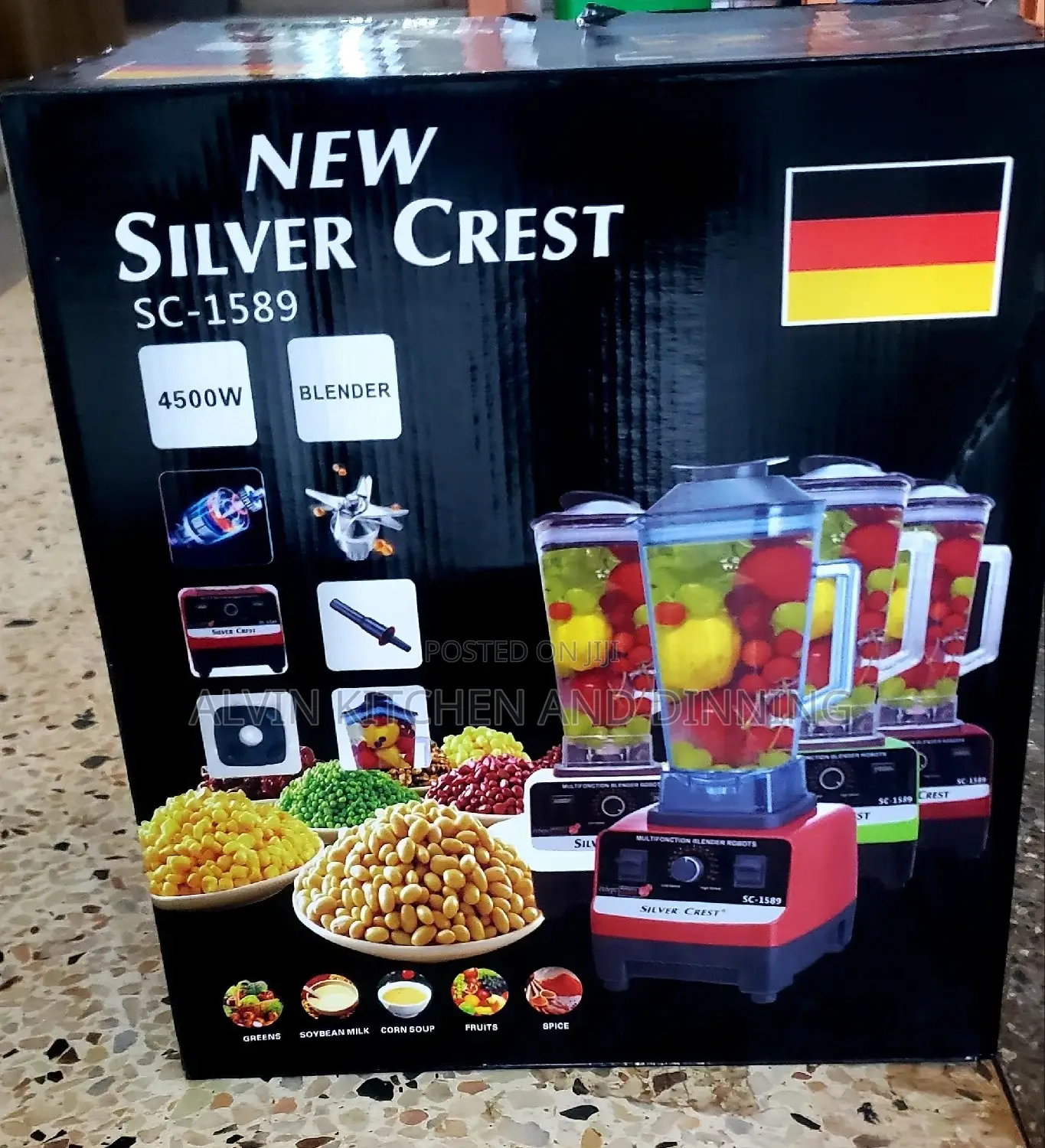 Silver Crest Professional Commercial Blender