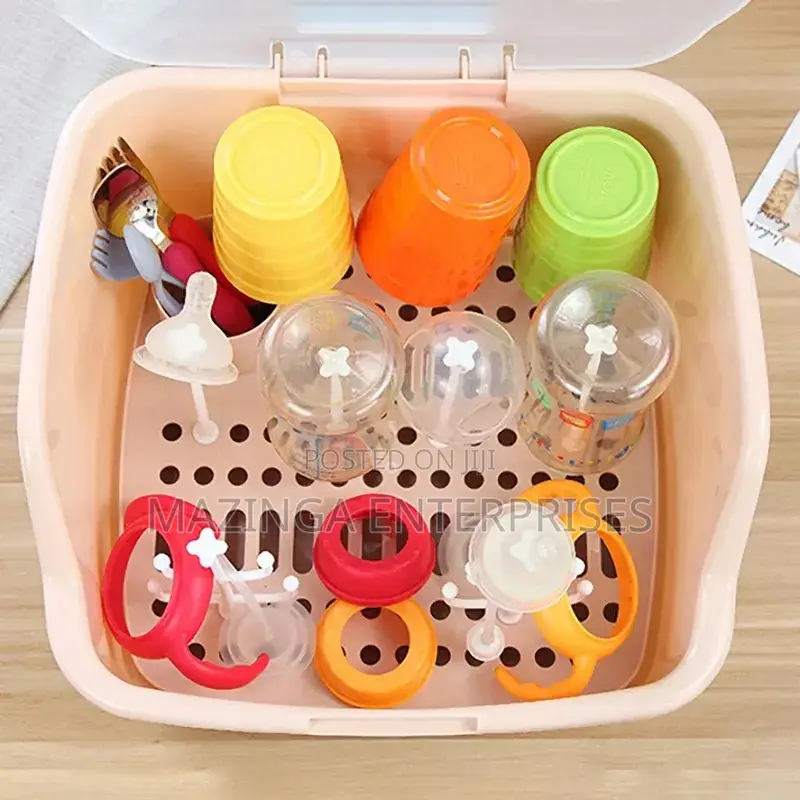 Anti Dust Baby Bottle Storage Box/Warmer With Drying Rack