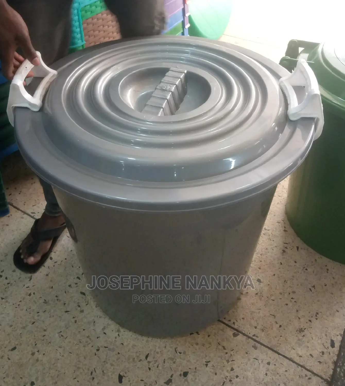 Complast Drum 100ltrs Grey Colour