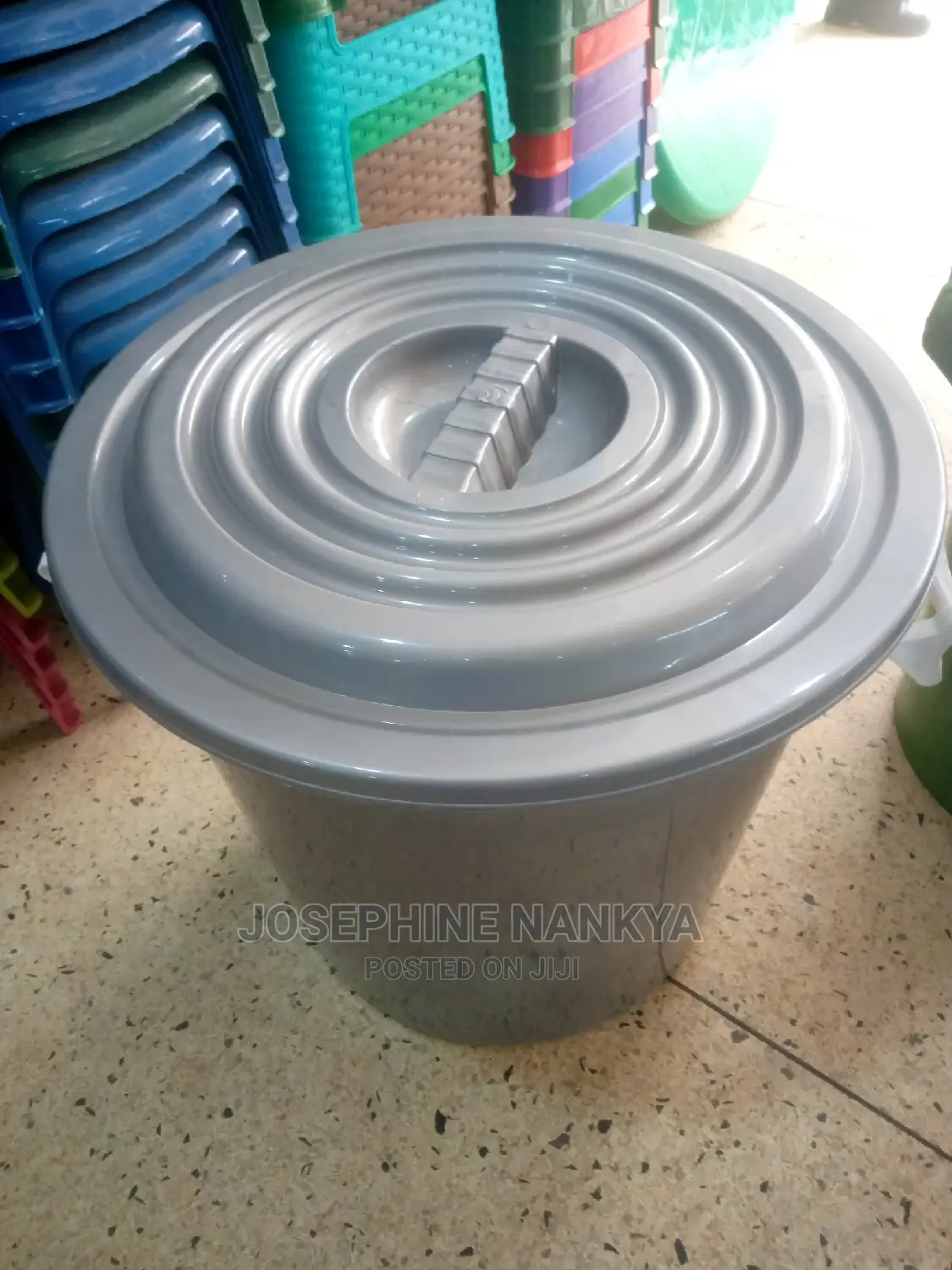 Complast Drum 100ltrs Grey Colour