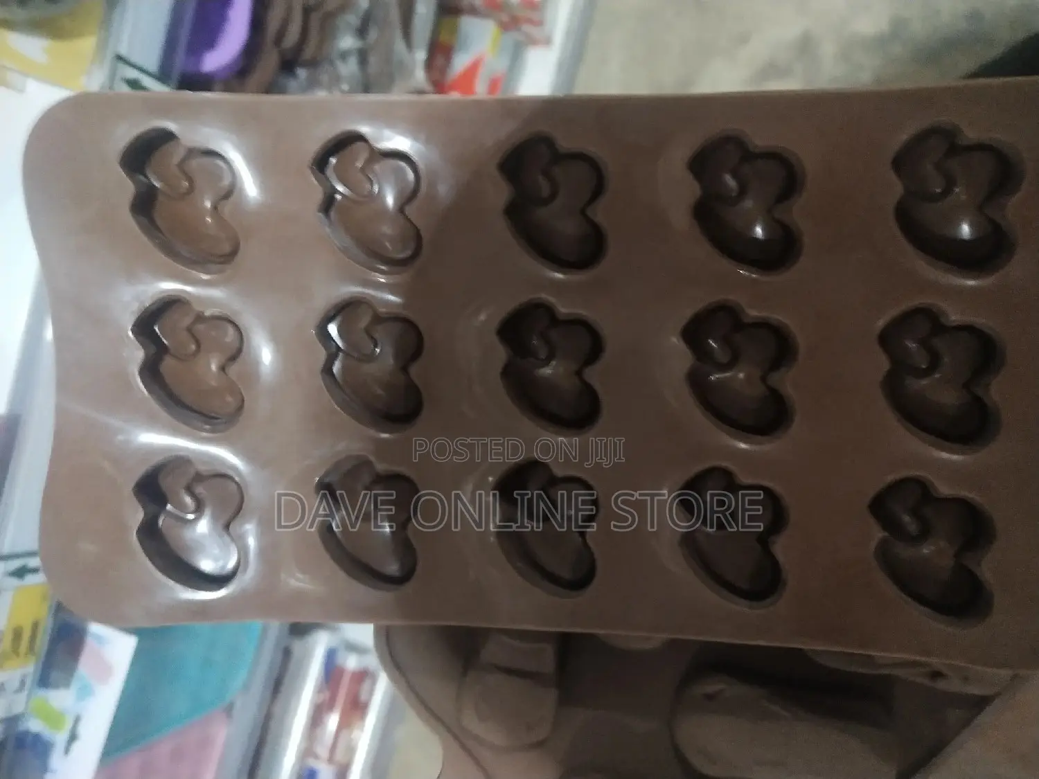 Chocolate Rubber Icecube Trays